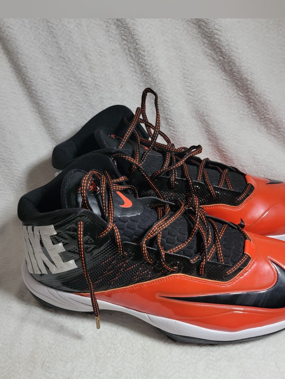 Nike Zoom Code Elite 3/4 TD Oregon State Beavers Football Size 13.5 Orange/Black